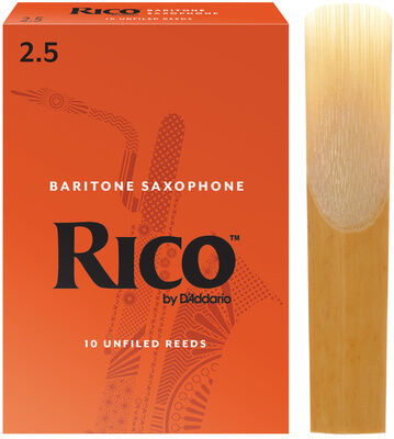 DAddario Woodwinds Rico Baritone Saxophone 2.5
