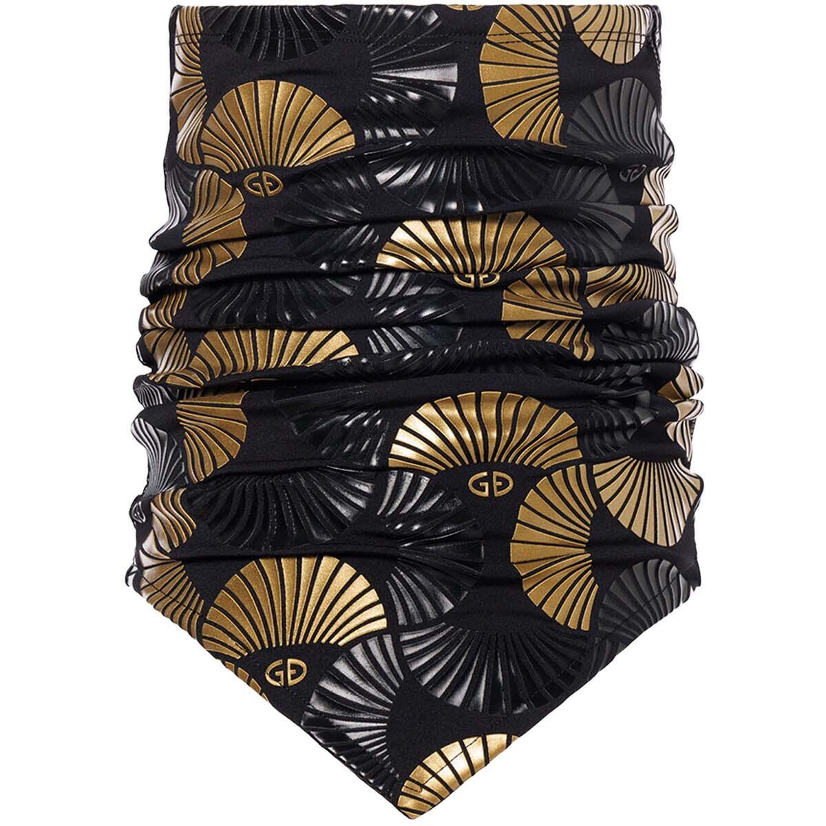 Goldbergh Kaze Neckwarmer japanese fan black/gold (0032) One GB31201264-0032-One