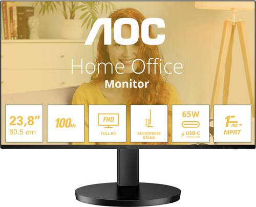 AOC 24B3CF2 LED-Monitor EEK E (A - G) 60.5cm (23.8 Zoll) 1920 x 1080 Pixel 16:9 1 ms HDMI IPS LED