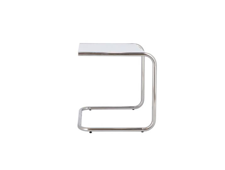 Sofatisch Club Fiam weiß, Designer Francesco Favagrossa, 40x40x40 cm