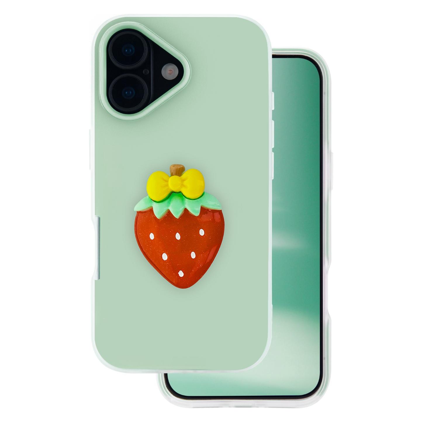OEM Fruit 2in1 case for iPhone 16 6,1" green (Apple iPhone 16) (GSM275587)
