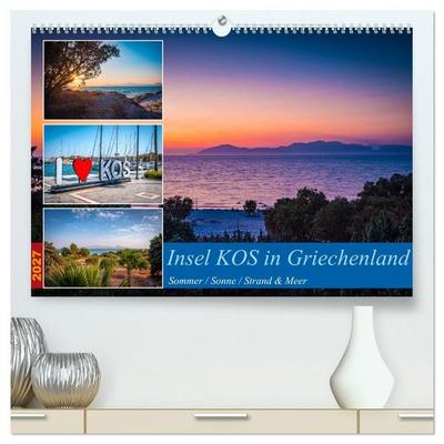 Insel Kos in Griechenland (hochwertiger Premium Wandkalender 2027 DIN A2 quer), Kunstdruck in Hochglanz