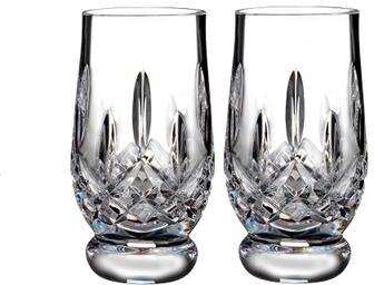 Waterford Connoisseur Lismore Tasting Tumbler Footed 5.5 Oz Set/2