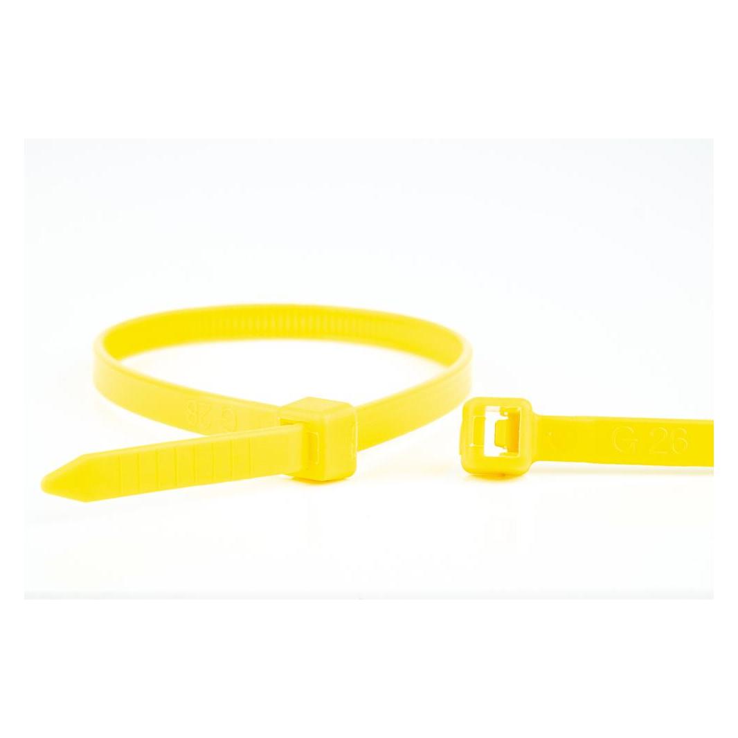 WKK Kunststoffkabelbinder Gelb 300x3,6mm 100 St. (Kunststoffkabelbinder, 100 Stk.) (110194471)