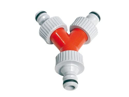 Talen Tools Tuinslang Y-vertakking met 3 opgeschroefde kraannippels