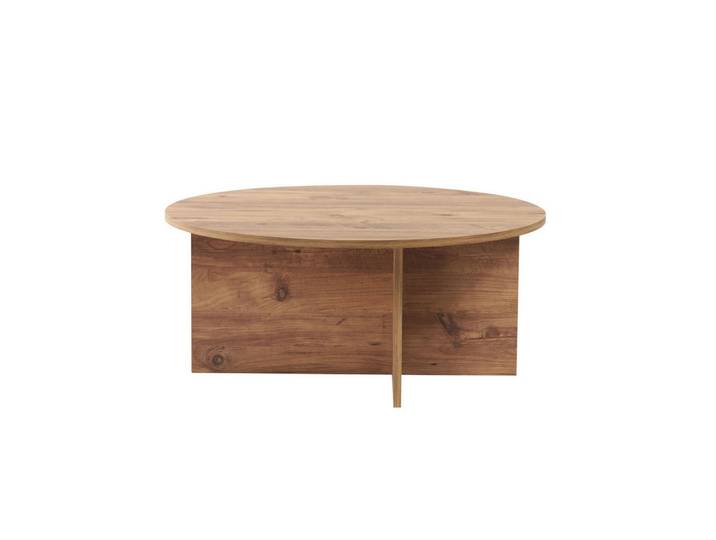 Habitat Garten Couchtisch soleil Pin Atlantique, Beige, 90x40x90 cm, Wohnzimmer, Wohnzimmertische, Couchtische