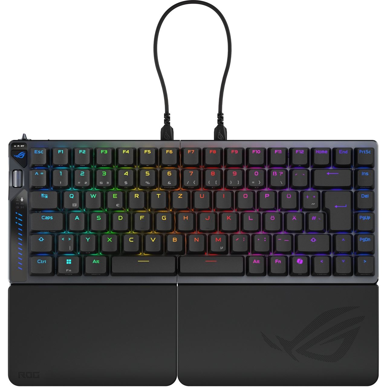 Asus ROG Falcata ASUS ROG HFX V2 Magnetic 2.4 GHz und USB Deutsch schwarz (kabellos)