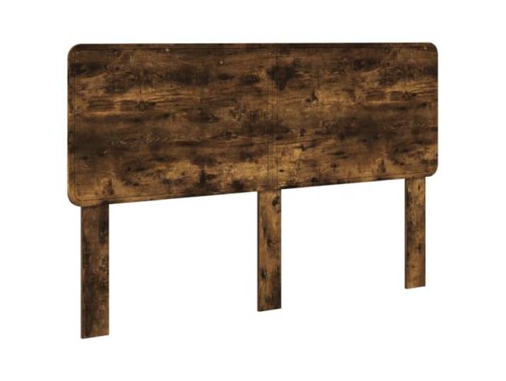 HGLADYU Modernes Kopfteil Geräucherte Eiche 160 cm aus Holzwerkstoff mit veredeltem Rückenteil und funktionalem Design