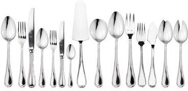 Mepra Raffaello Flatware Set - 126 Pieces - Stainless Steel