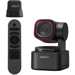 Obsbot Tiny 3 Lite webcam with remote control and microphone (0.50 Mpx), Webcam, Schwarz