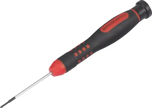 TOOLCRAFT TO-5284350 Werkstatt Kreuzschlitz-Schraubendreher 000 Klingenlänge: 50mm