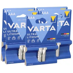 5x Varta Professional Lithium Micro Batterie 2er Blister AAA