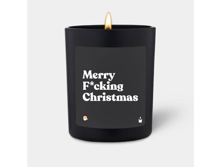 Duftkerze Woody Merry F*cking Christmas