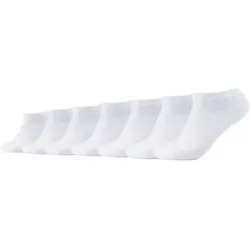 CAMANO Herren Socken Online ca-soft Sneaker 7p, Größe 43-46 in Weiß 1000