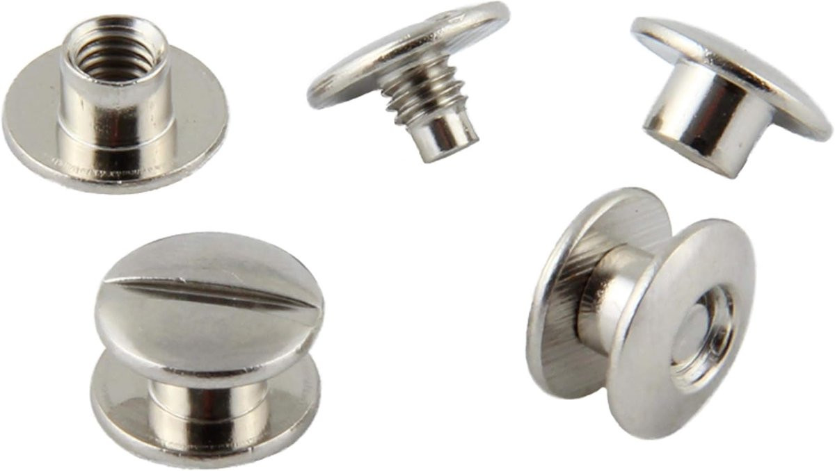 20 stuks Vernikkelde schroeven van 2 mm
