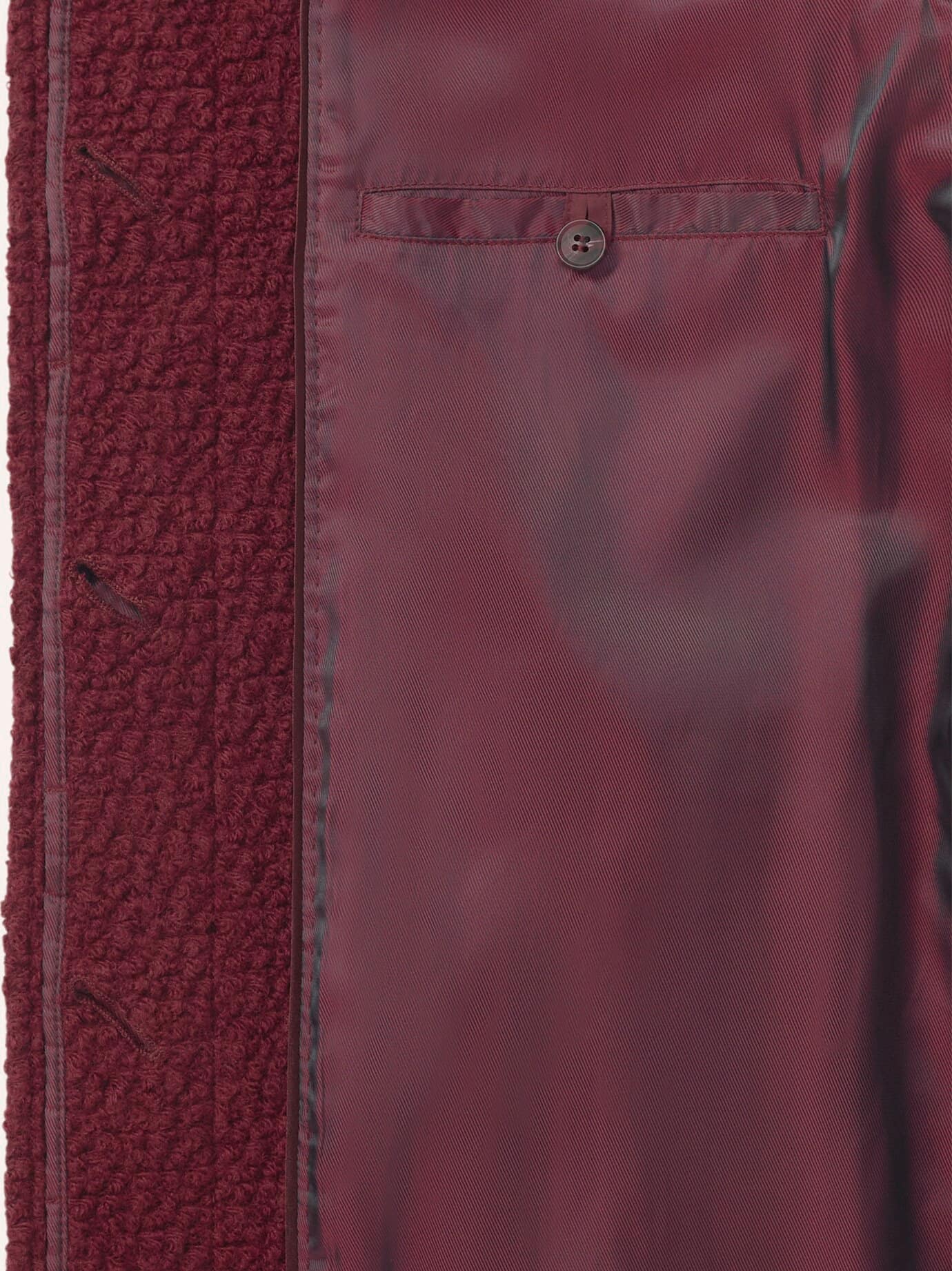 Walbusch Struktur Wollmantel, normale Größen#Kurzgrößen, Farbe Rot, 48, moderne Struktur hoher Wollanteil Damen