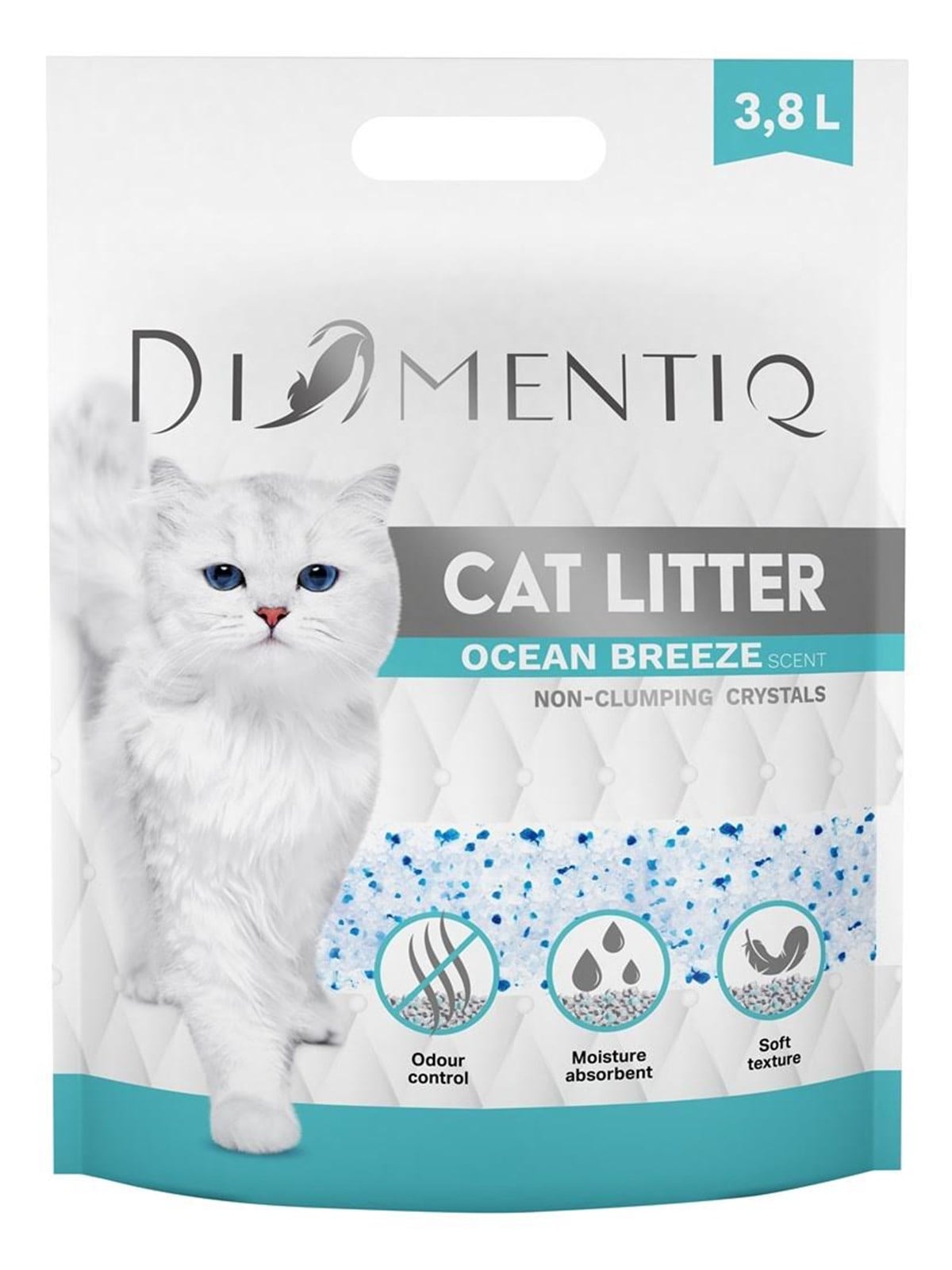 DIAMENTIQ Ocean Breeze - Katzenstreu - 3,8 l