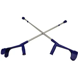 Unterarmkrücke F.erw.leichtmet.blau 2 St