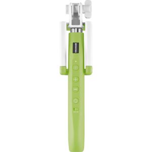 Cullmann SMARTselfie Free green Selfie-Stick 20 bis 76 cm, für Smartphone, mit Auslöser am Griff