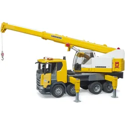 Bruder Scania Super 560R Liebherr Kran