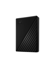 Western Digital WD My Passport Festplatte verschlüsselt 5 TB USB 3.2 Gen 1 256-Bit-AES Schwarz extern (WDBPKJ0050BBK-WESN)