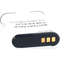 AGI 15703 Lithium-Ion (Li-Ion) 1400mAh 3.8V Wiederaufladbare Batterie (Kamera Akku), Kamera Stromversorgung, Schwarz