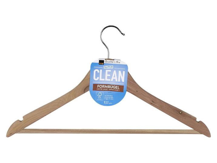Super Clean Formbügel Zedernholz
