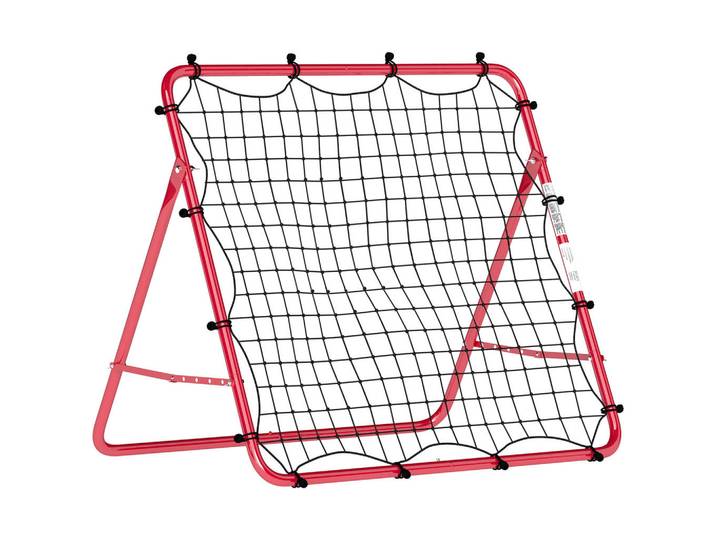 ComfortXL Rebounder De-18606 5-fach verstellbarer Winkel Rot, Metall, 72x103 cm, Freizeit & Co, Sport & Fitness