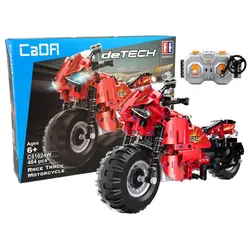 CADA Building Blocks Set Ferngesteuertes Motorrad 2.4G 484 Stück