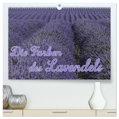 Die Farbe des Lavendels (hochwertiger Premium Wandkalender 2026 DIN A2 quer), Kunstdruck in Hochglanz