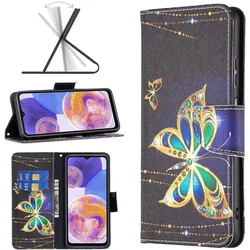 König Design Hülle Handy Schutz für Samsung Galaxy A23 Case Cover Tasche Wallet Etui 360 Grad (Samsung Galaxy A23), Smartphone Hülle, Mehrfarbig