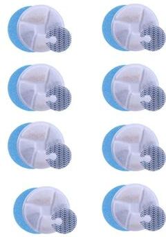 Uplift Picks Activated Carbon Cat Water Fountain Filters For 2L Stainless Dispenser 8 Pcs