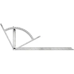 Sola Messwerkzeuge, Winkelmesser, 56905001 Alpha-Anreissgerät"AW rostfrei", Grau, 800 mm