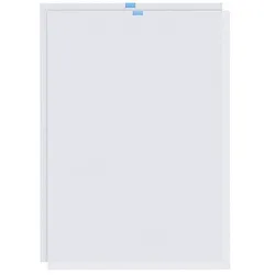 Showdown Displays 2er-Pack Ersatz-Schutzfolie »Antireflex« für Kundenstopper 70 x 100 cm Polypropy transparent, 70x100 cm