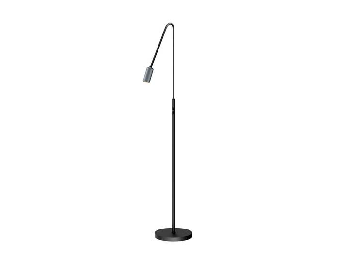 Decor F1 LED Lampadaire Dim. Noir/Rouge Alu - Antidark - Salon / séjour