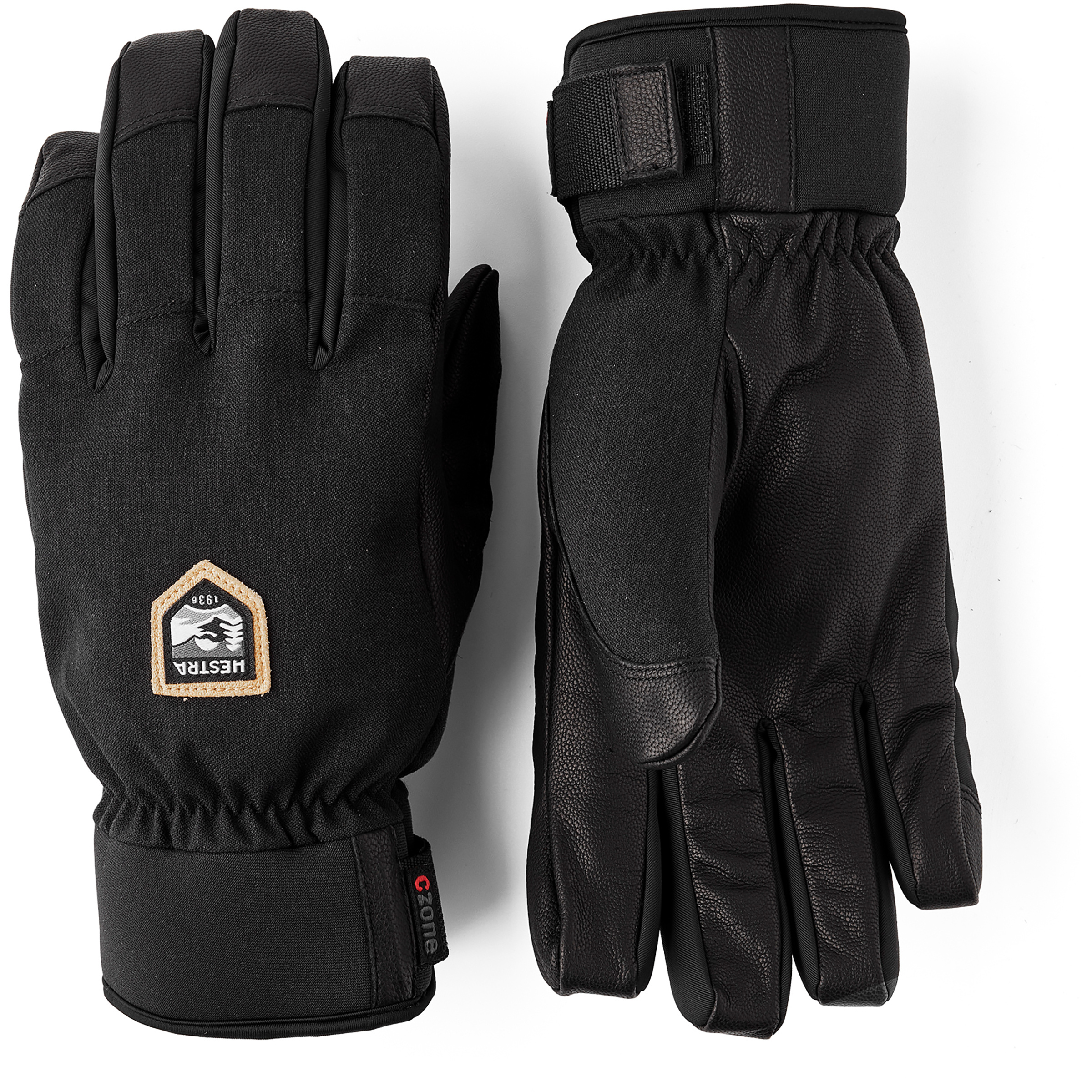Hestra Czone Alpine Skihandschuhe schwarz Größe 8 Skifahren Isolierend