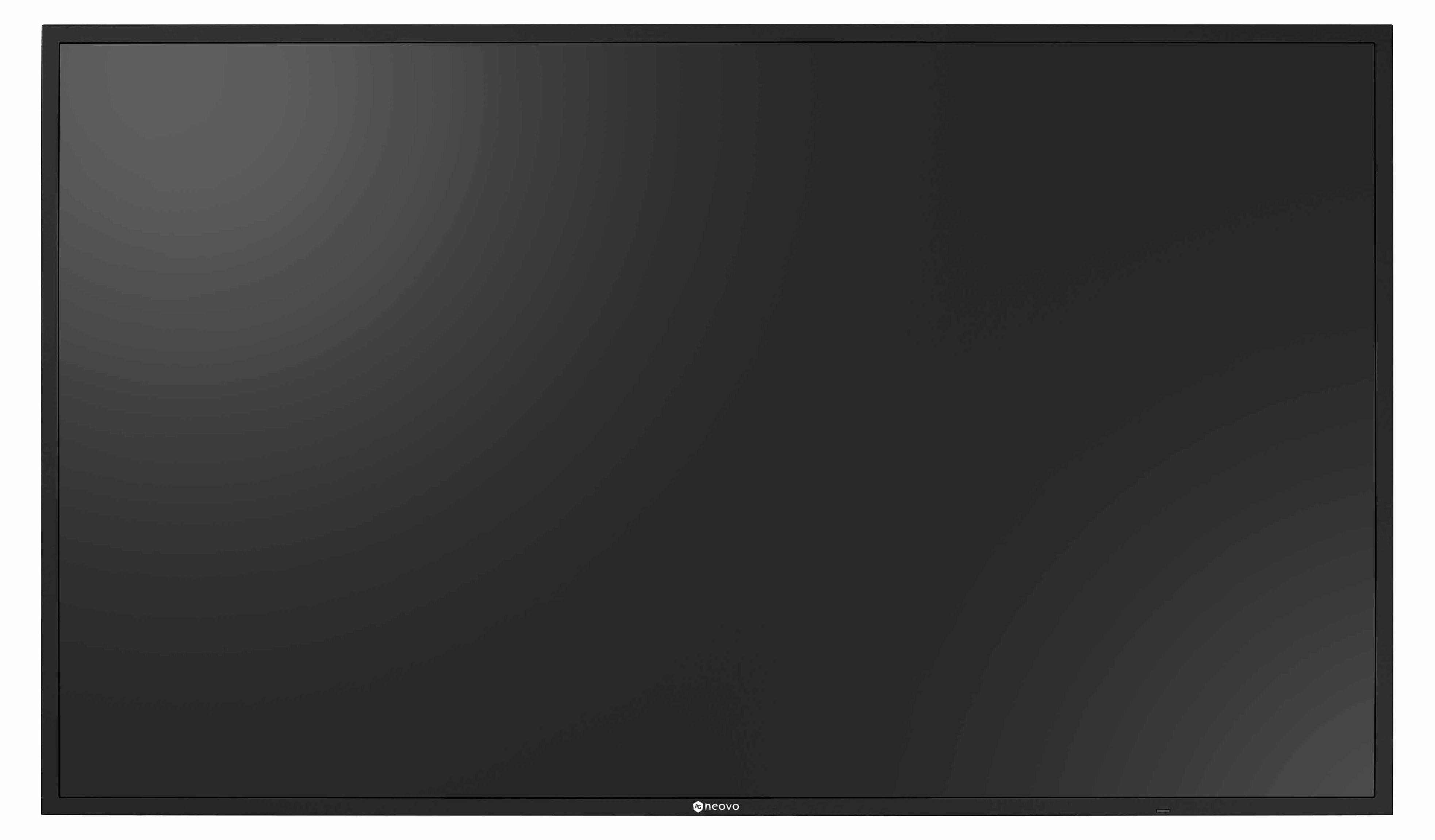 AG Neovo SMQ-4301, CCTV-Monitor, Wand-montiert, Schwarz, EAC, UKCA, 109,2 cm (43"), 3840 x 2160 Pixel