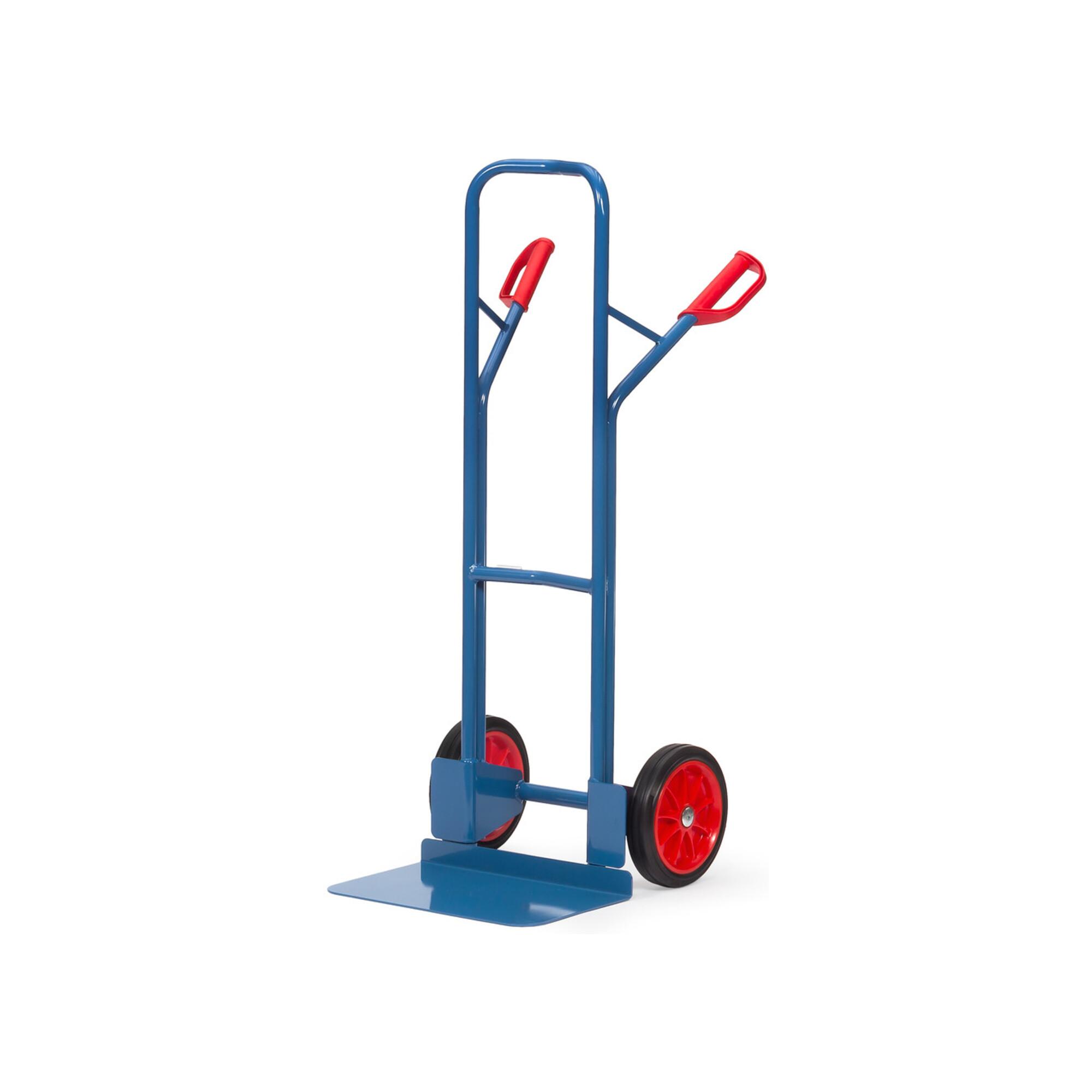 fetra Stahlrohr-Sackkarre B1326V - Vollgummibereifung Tragkraft 300 kg)