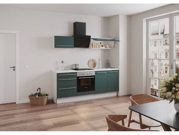 Meuble sous-évier Venezia 50cm Vert/Vert foncé