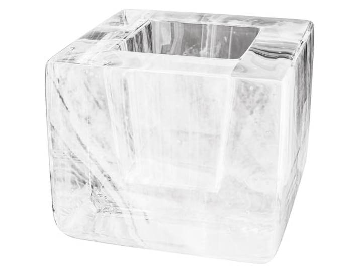 Kosta Boda Brique Votive Blanc