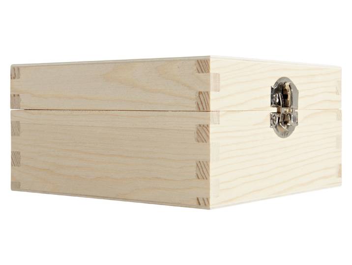 Glorex Holzbox Quadrat 13 × 13 × 7 cm