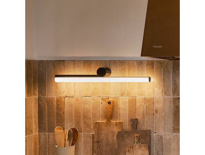 MARSET Designer Wandleuchte Ambrosia A 60, dimmbar, schwarz, für Wohn- / Esszimmer, Aluminium, Design
