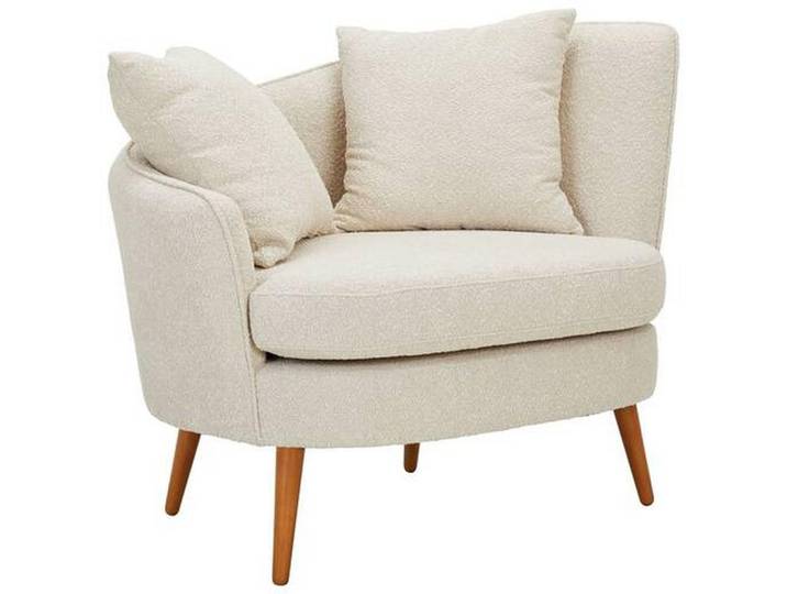 Max Winzer Sessel, Beige, Holz, Buche, 106x88x83 cm, Made in EU, Wohnzimmer, Sessel, Sessel