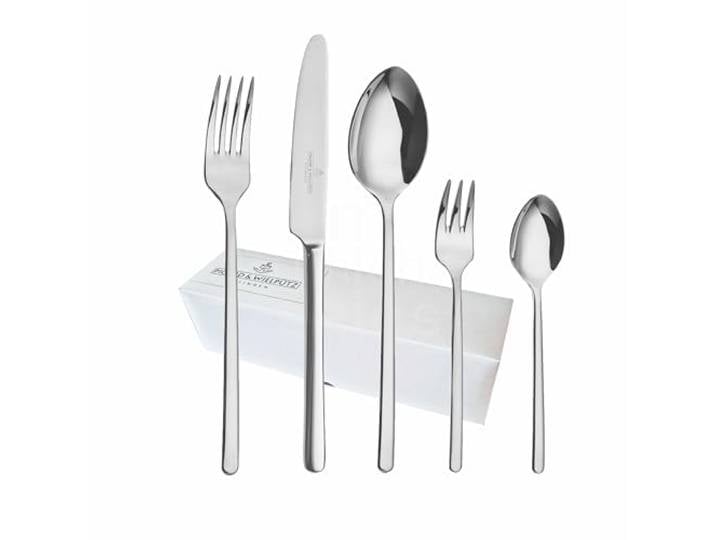 Picard & Wielpütz - 30 Besteckset 30teilig mit Stahlheft-Menümessern - Serie Ventura - Edelstahl - poliert - spülmaschinenfest