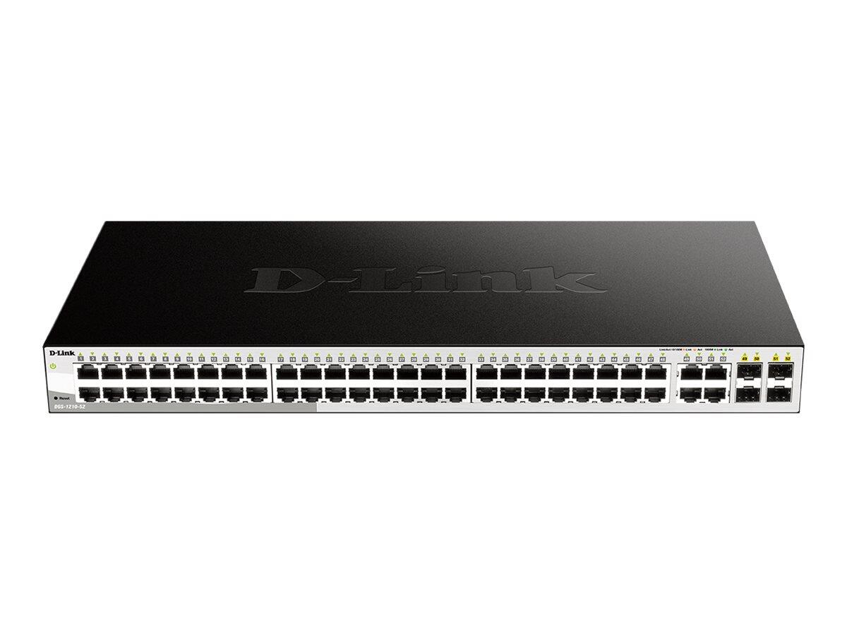 D-Link DGS-1210-52/E, 52-Port Layer 2 Smart Managed Gigabit Switch