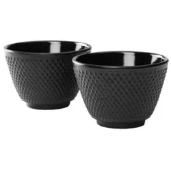 Bredemeijer Gussteebecher Jang schwarz 2er Set