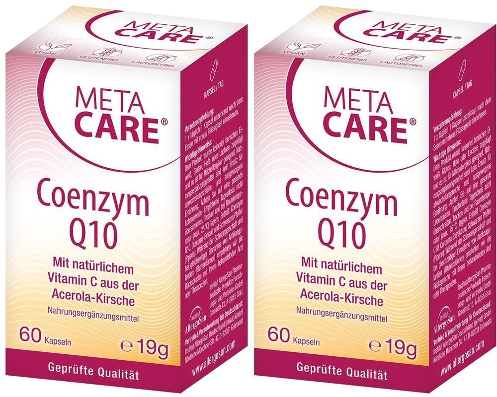 metacare Meta-Care Coenzym Q10 Kapseln 2x 2x60 St