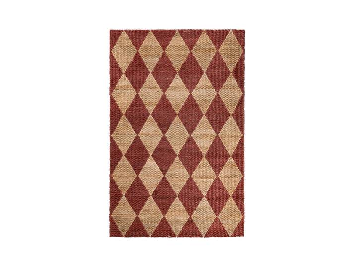 Tapis en jute marron et terracotta 160x230cm