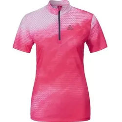 LÖFFLER Damen Trikot DA. BIKE SHIRT CLOUDY 2, Größe 36 in Pink Pink