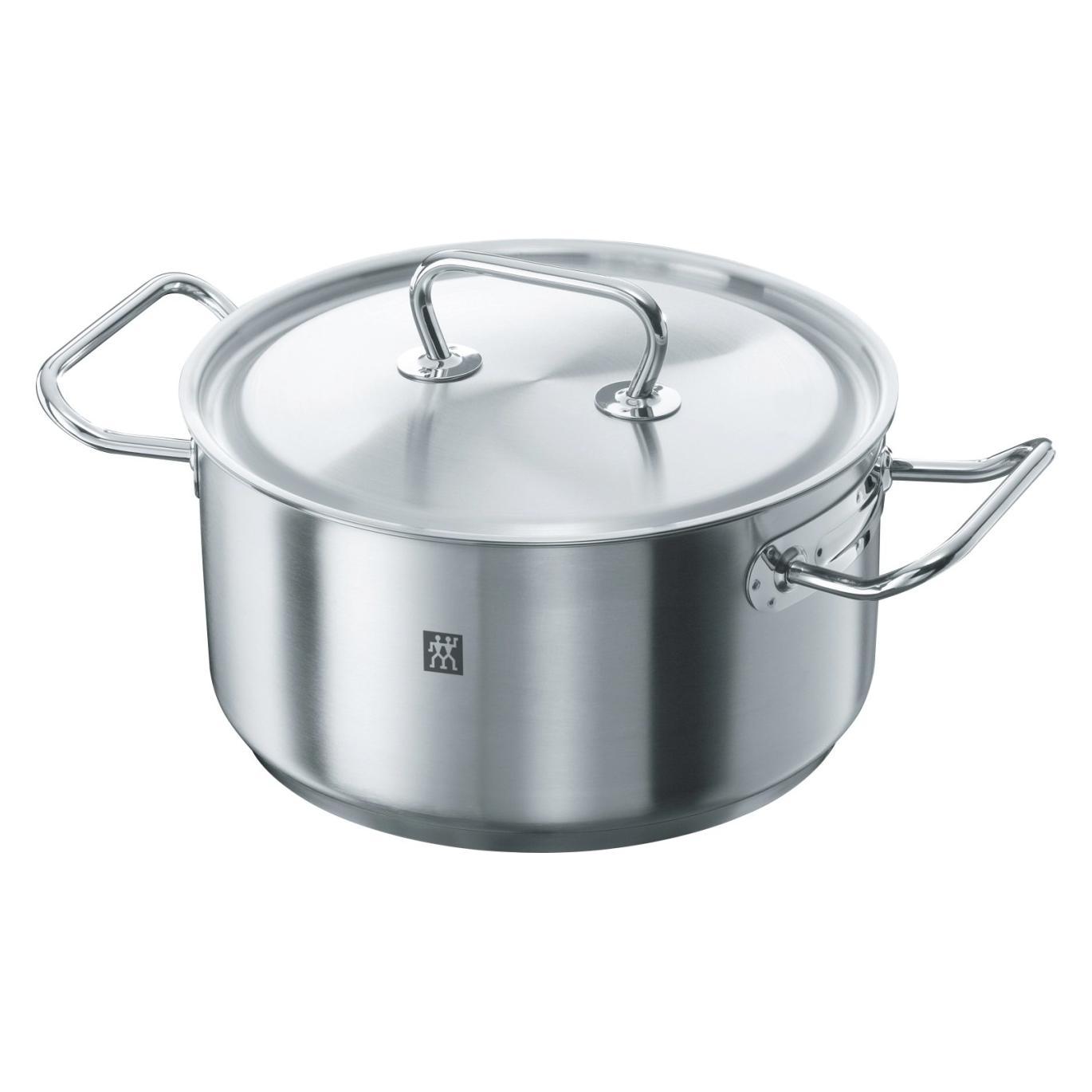 Zwilling TWIN Classic Bratentopf (Bräter + Schmortopf, Aluminium, Edelstahl, 24 x 15.10 cm) (40912-240-0)